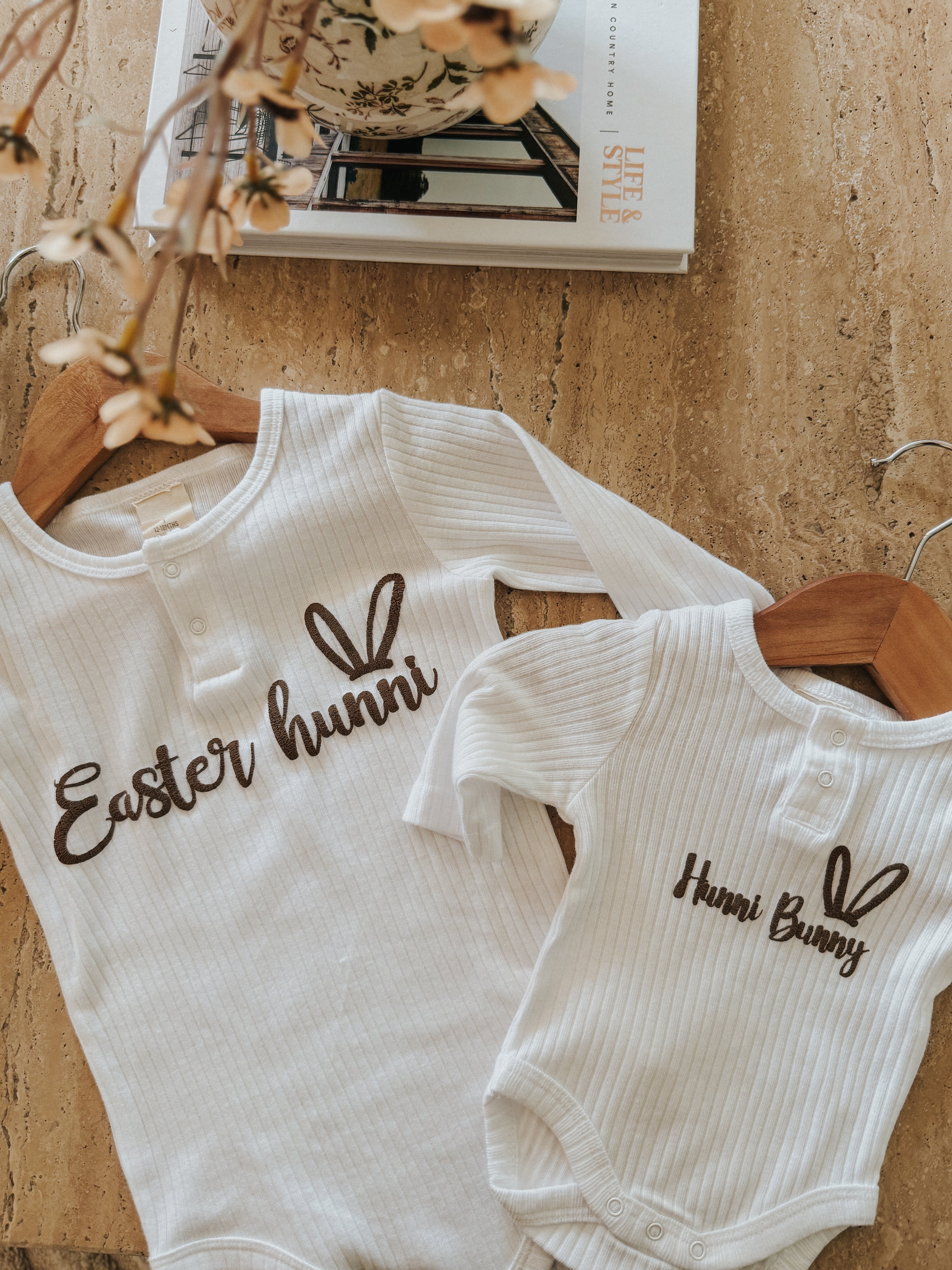 Hunni bunny bodysuit - white