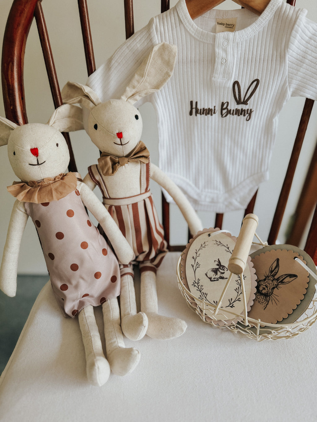 Hunni bunny bodysuit - white