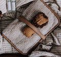 Nappy Wallet Faux Fur Tan