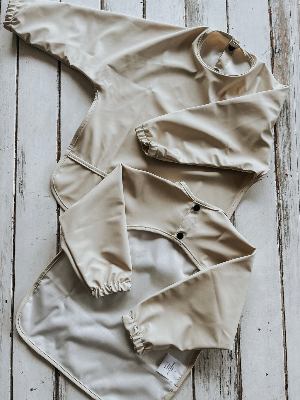 Waterproof Smock Bib - Sand