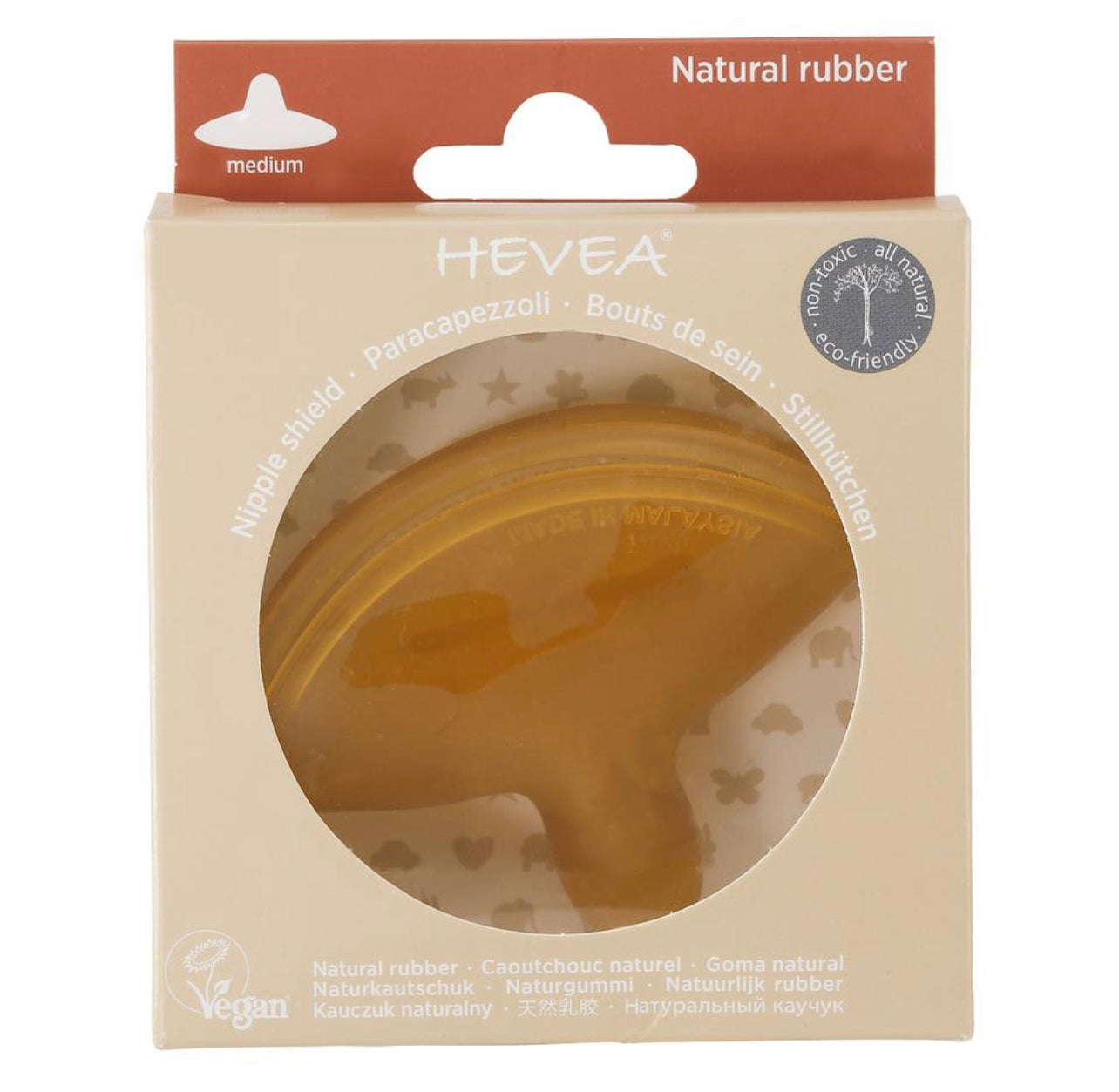 Hevea - Nipple Shield - Medium - Natural Rubber