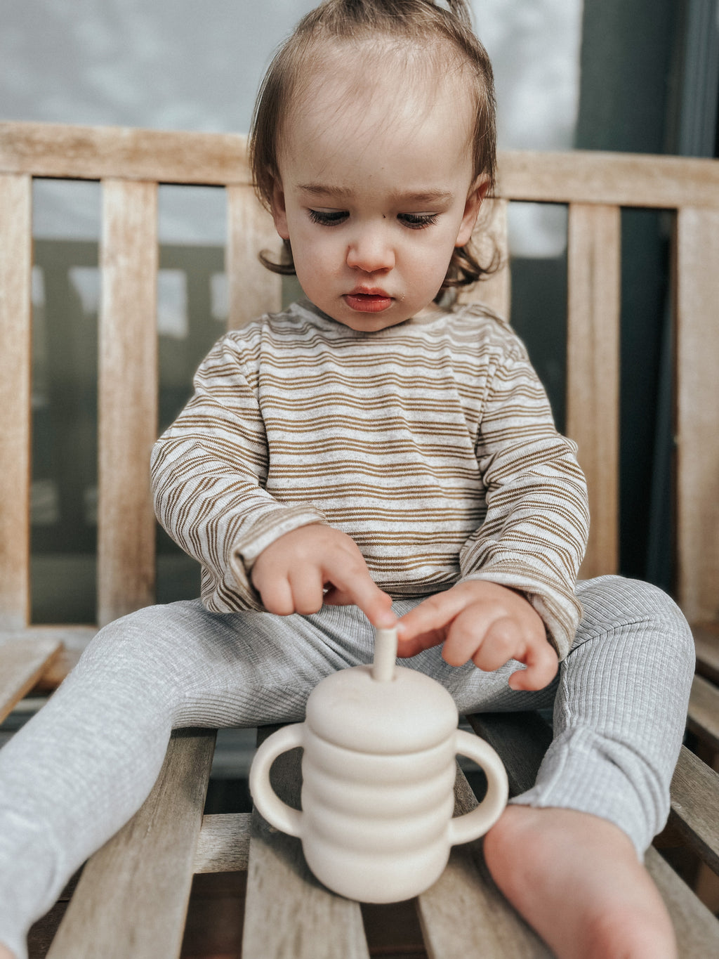 Silicone drinking cup