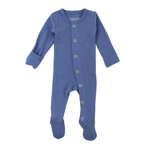 L'ovedbaby Organic Gl’oved Footed Overall - Slate