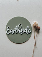 Earthside Acrylic Milestone Disc
