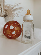 2in1 Baby Glass Bottle with Star Ball