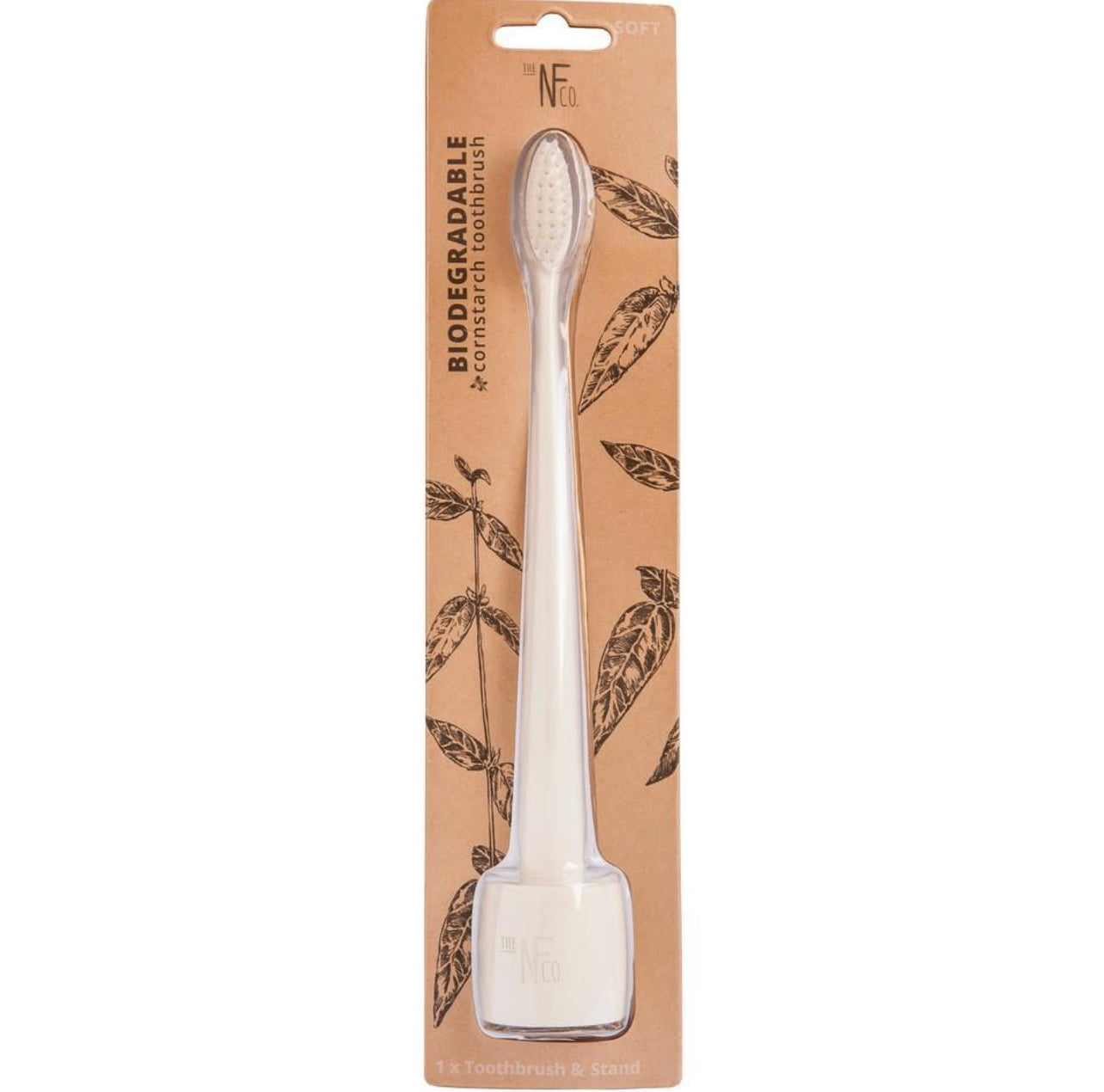 Bio Toothbrush & Stand - Ivory Desert
