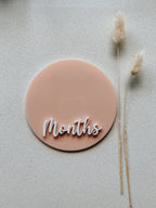 Double-sided Weeks/Months Single Milestone Disc