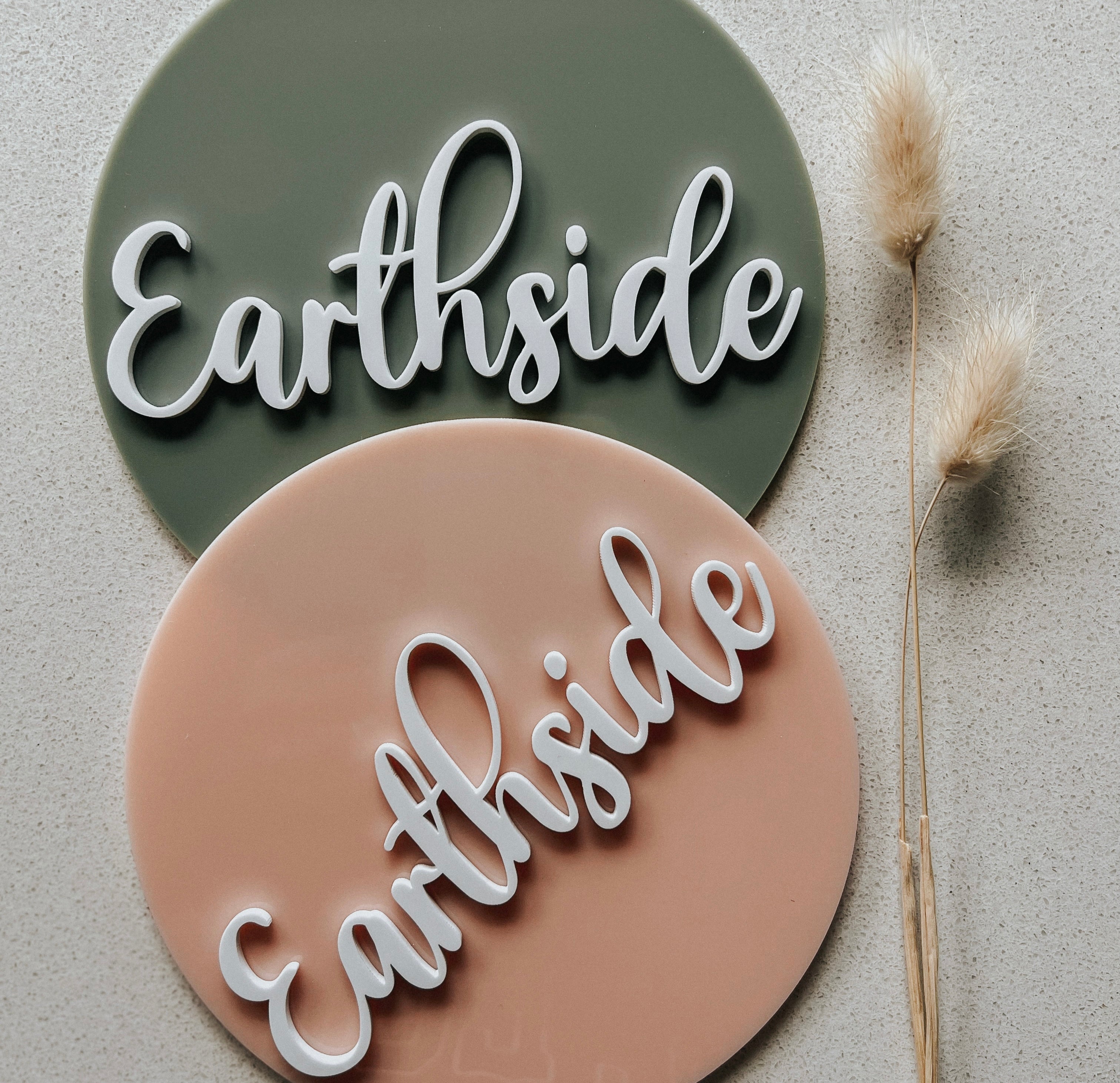 Earthside Acrylic Milestone Disc