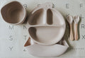 Silicone 5 piece feeding set