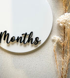 Double-sided Weeks/Months Single Milestone Disc