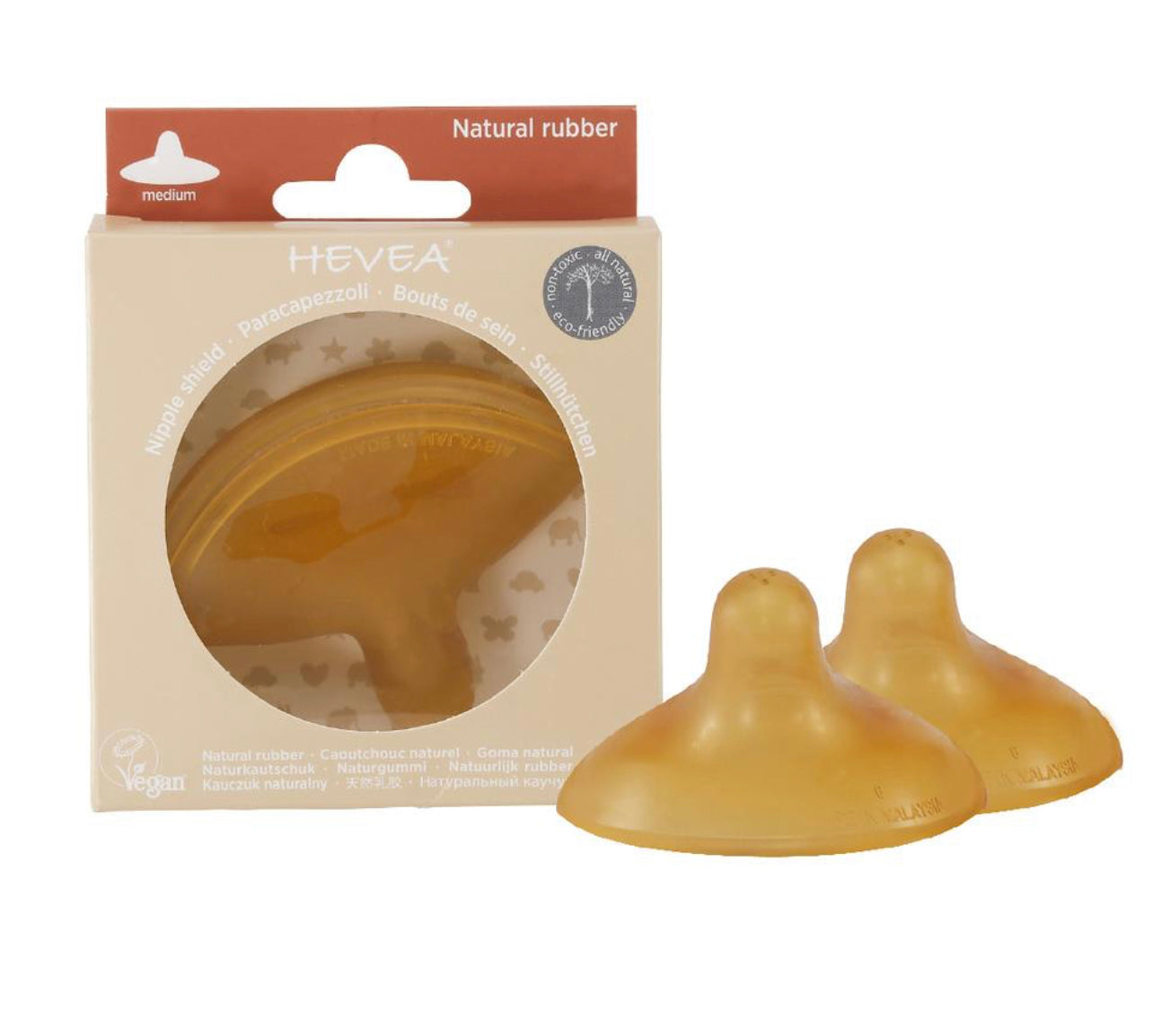 Hevea - Nipple Shield - Medium - Natural Rubber