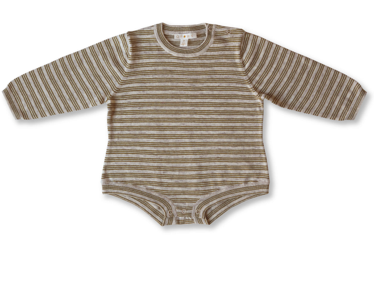 Oversized Organic Romper - Mocha Marle