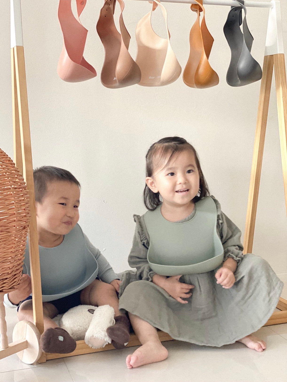 Bear Bibs - Dessert Sage