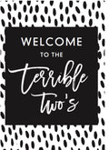 Seriously Greeting Card - Second Birthday