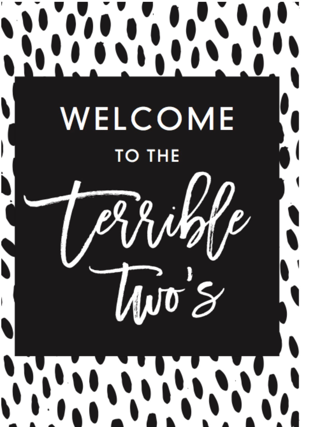 Seriously Greeting Card - Second Birthday