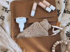 Nappy Wallet Faux Fur Tan