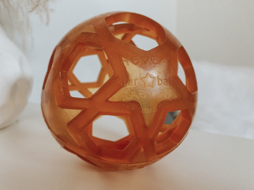 2in1 Baby Glass Bottle with Star Ball