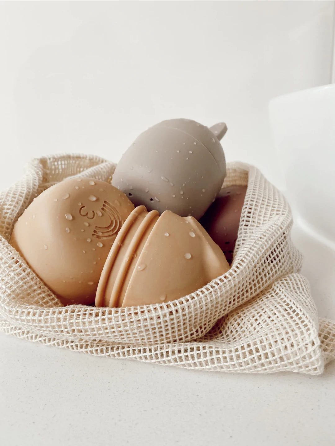SILICONE BATH TOY SET