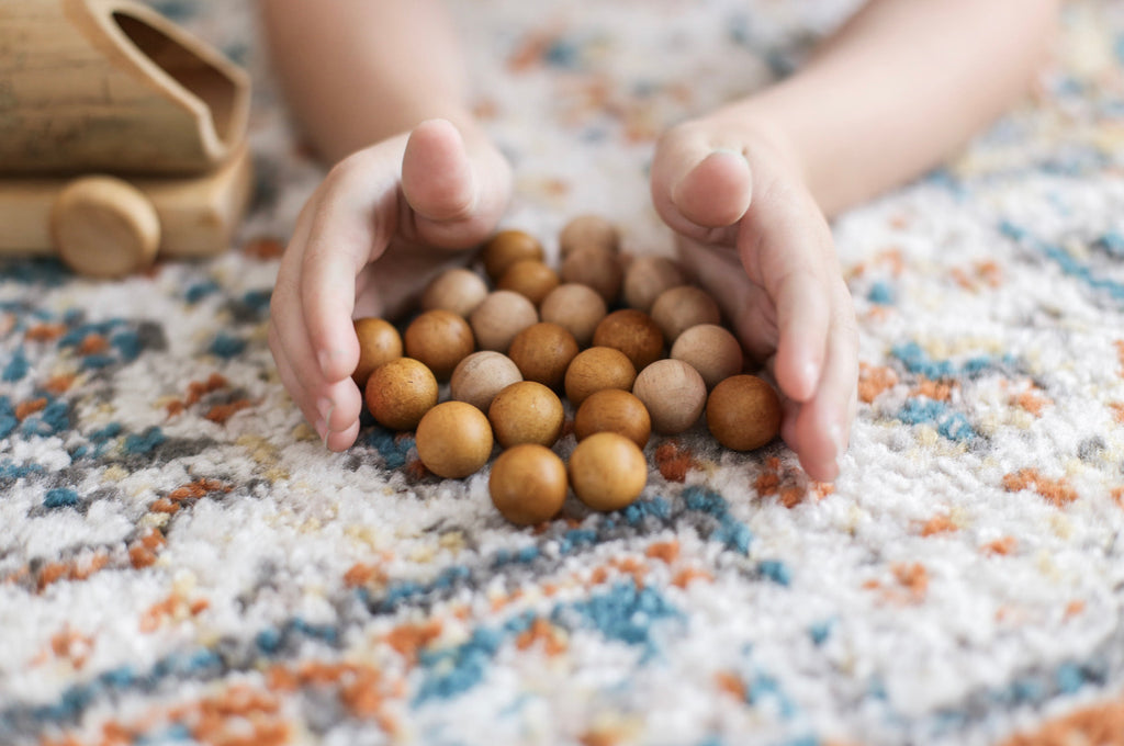 Wooden Ball Set Natural