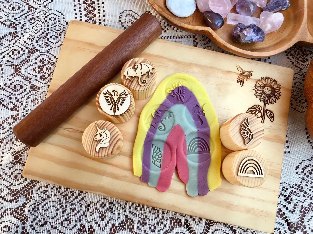 Fantasy Playdough Stamps