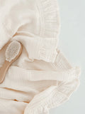 ORGANIC COTTON RUFFLE SWADDLES