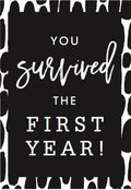 Seriously Greeting Card - First Birthday