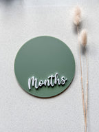 Double-sided Weeks/Months Single Milestone Disc