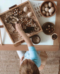 Sand tray and play set
