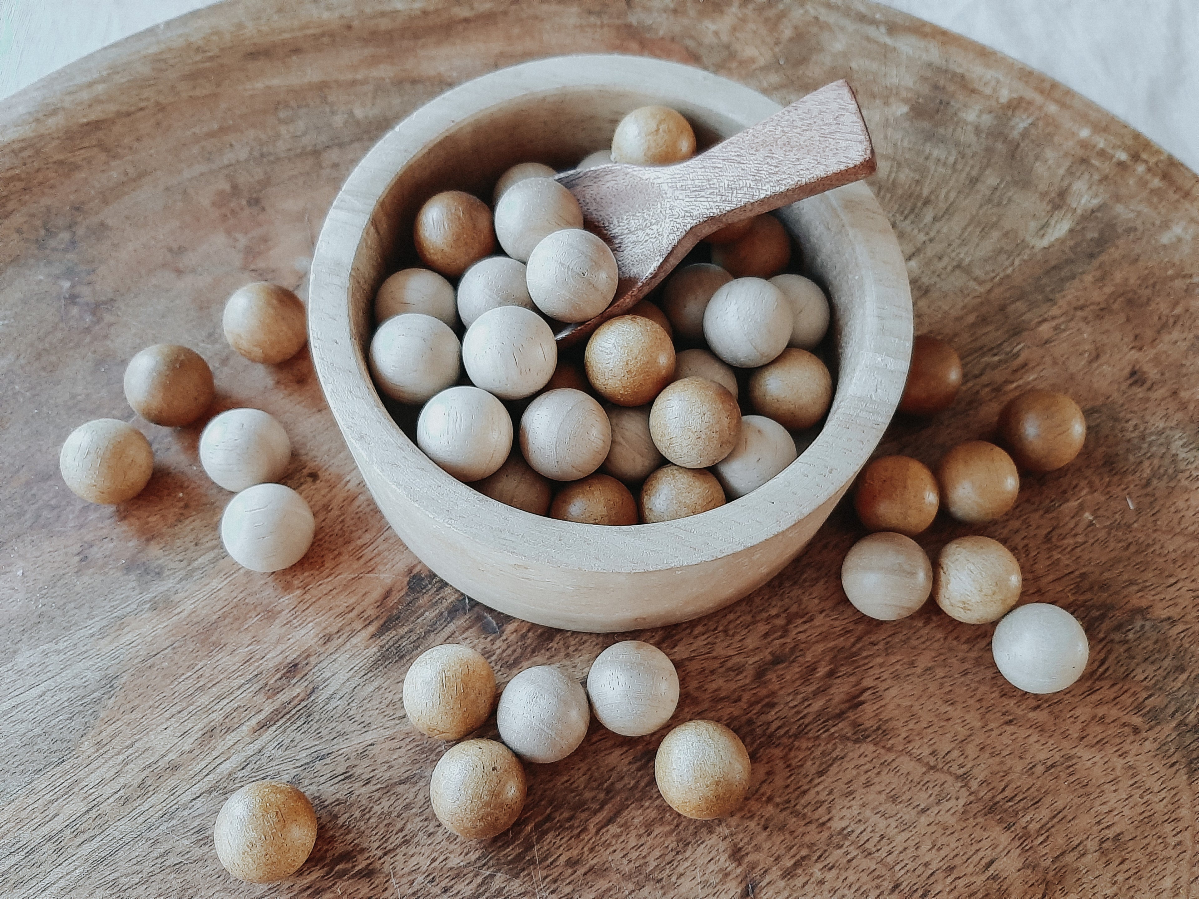 Wooden Ball Set Natural