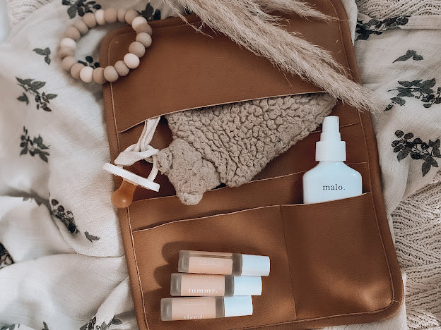 Nappy Wallet Faux Fur Tan