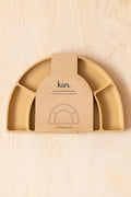 silicone divided plate - tan