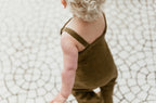 Linen Overalls - Mocha