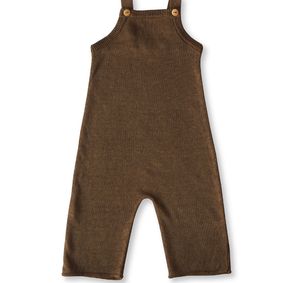 Linen Overalls - Mocha