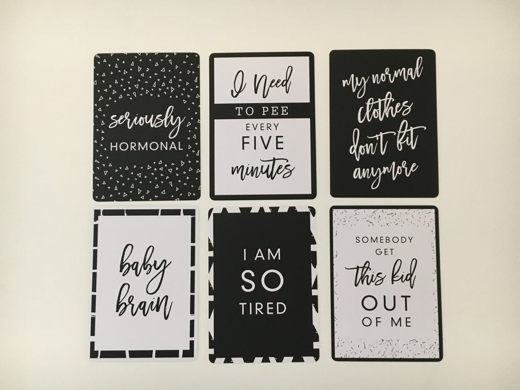 Seriously Milestone Cards - Preggo Pack