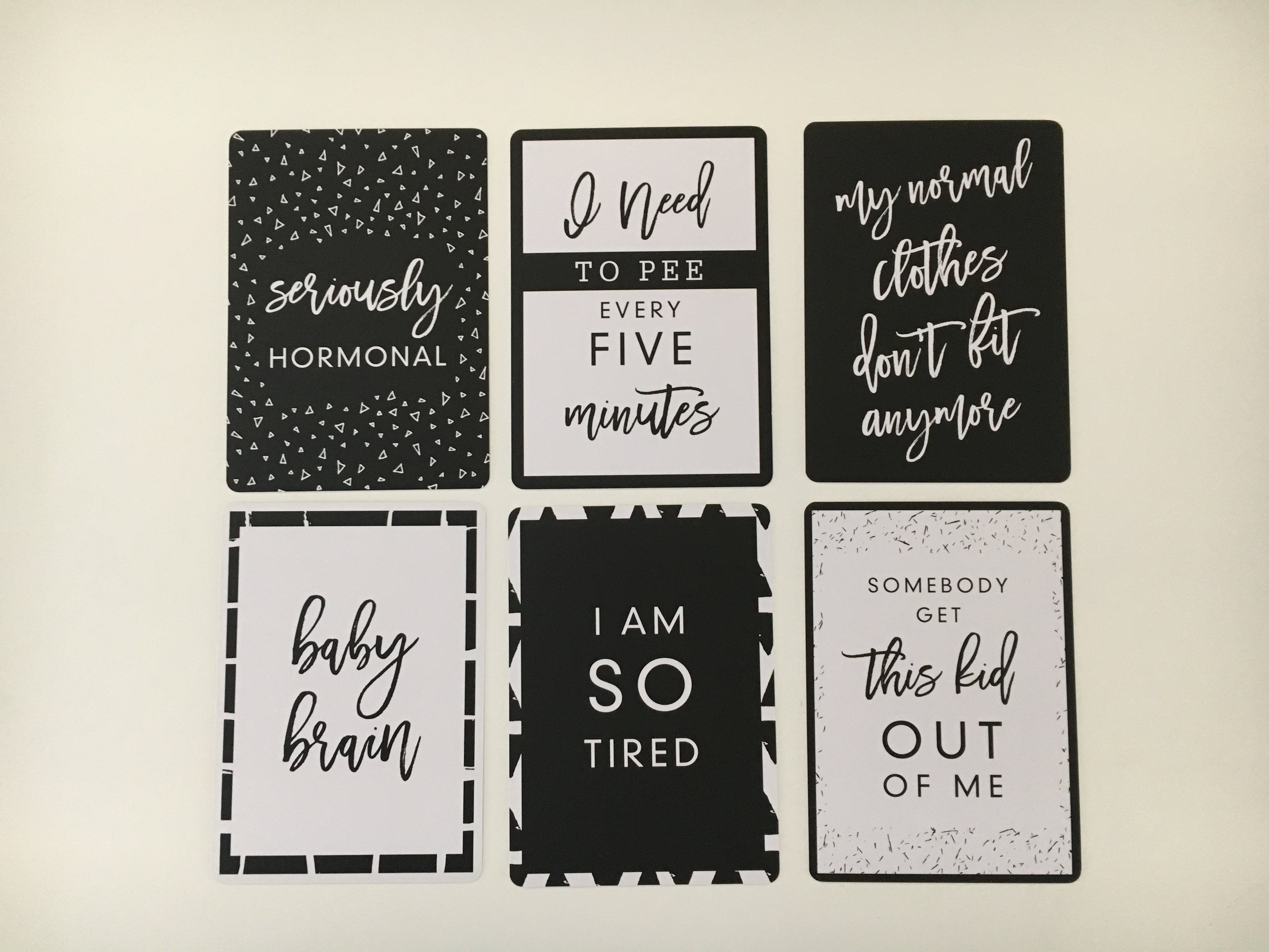 Seriously Milestone Cards - Preggo Pack