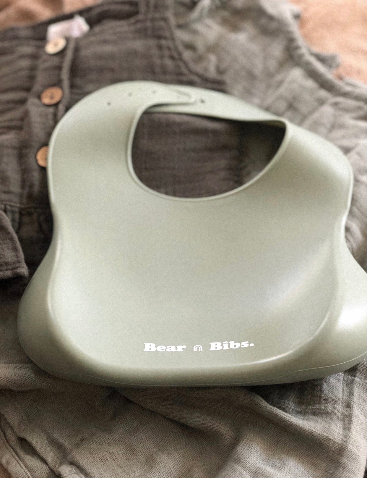 Bear Bibs - Dessert Sage