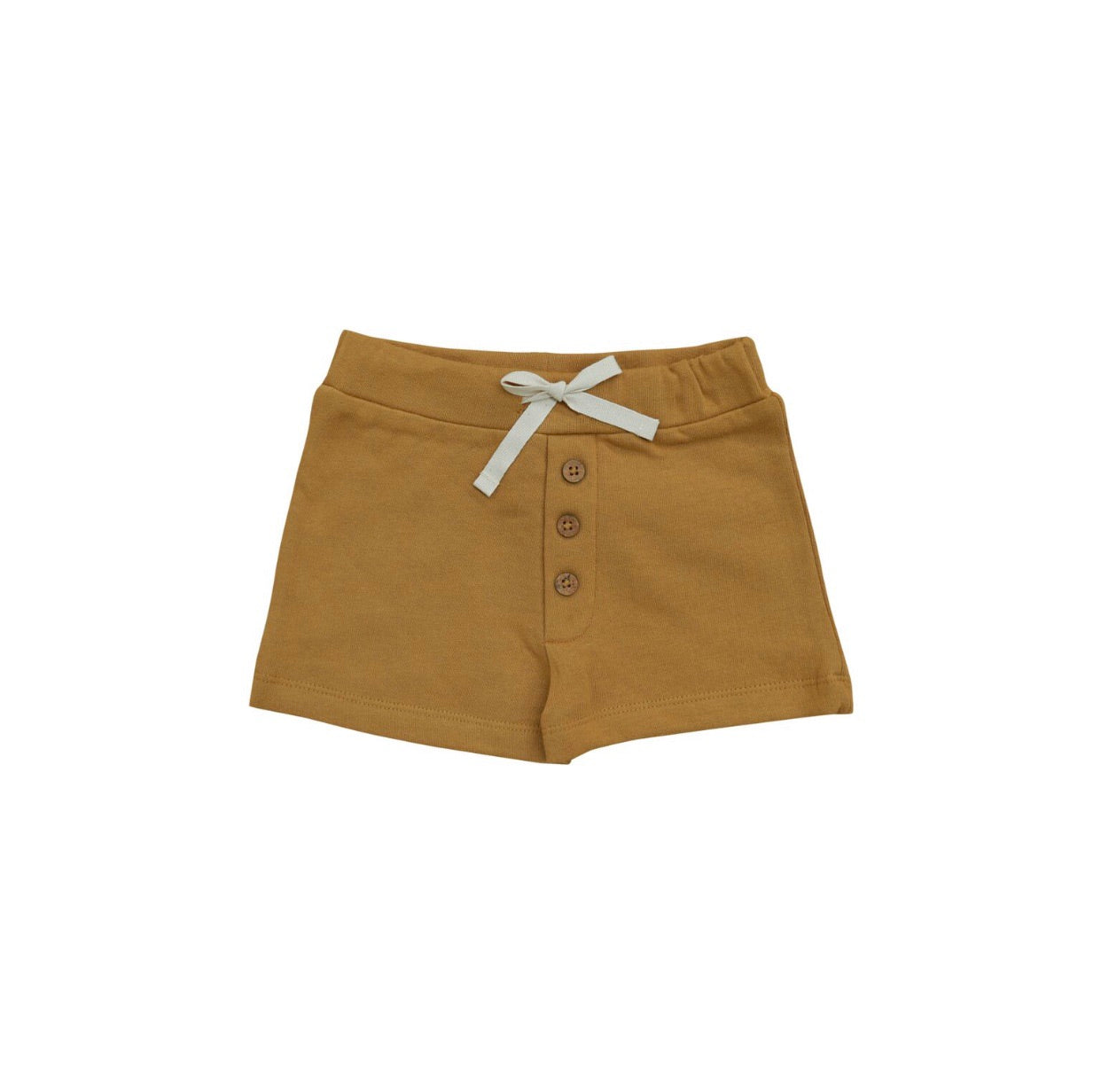 Button Shorts - Gold