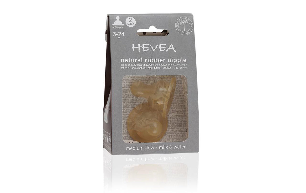 Hevea - 2 pack Feeding Bottle Nipples