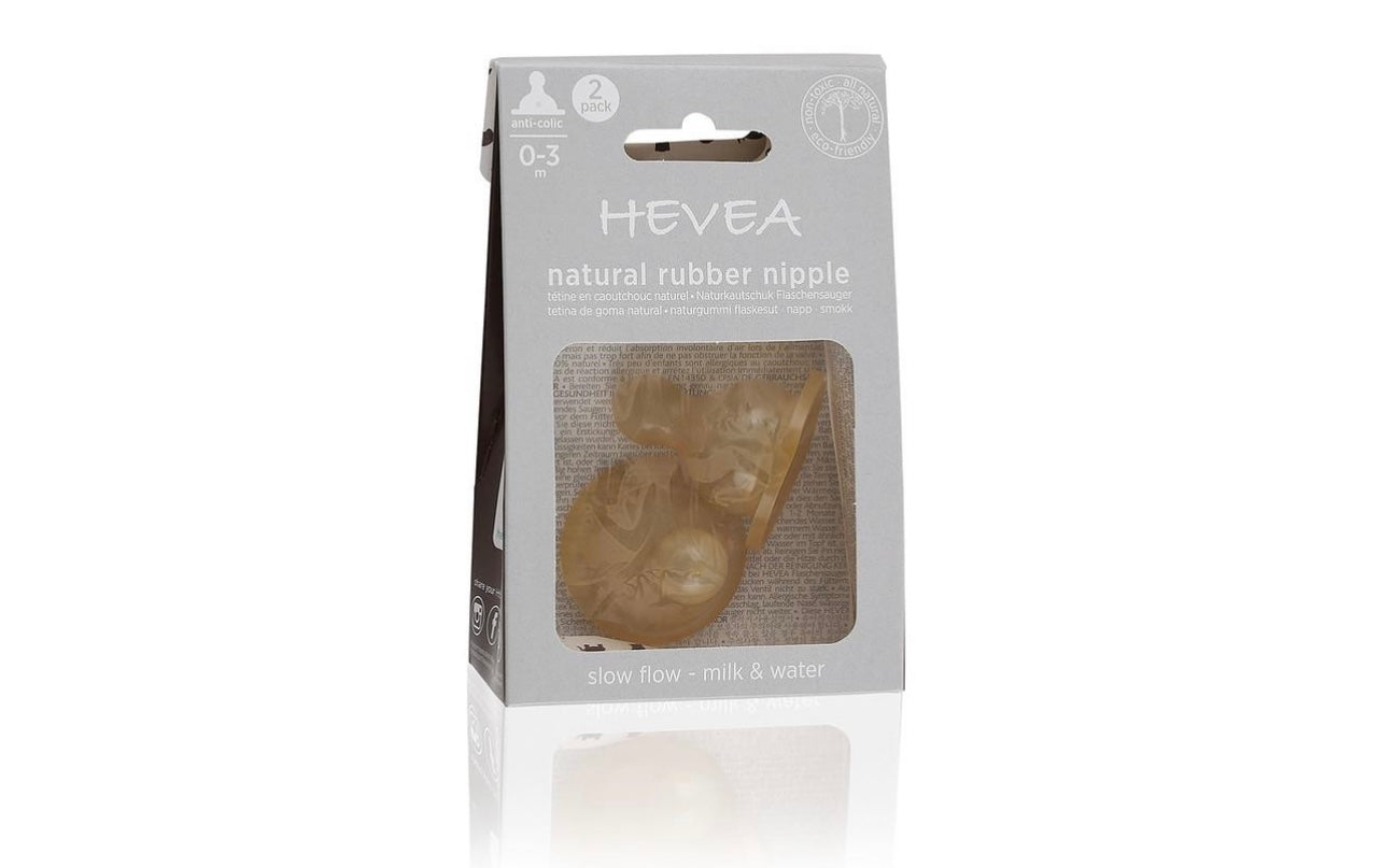 Hevea - 2 pack Feeding Bottle Nipples