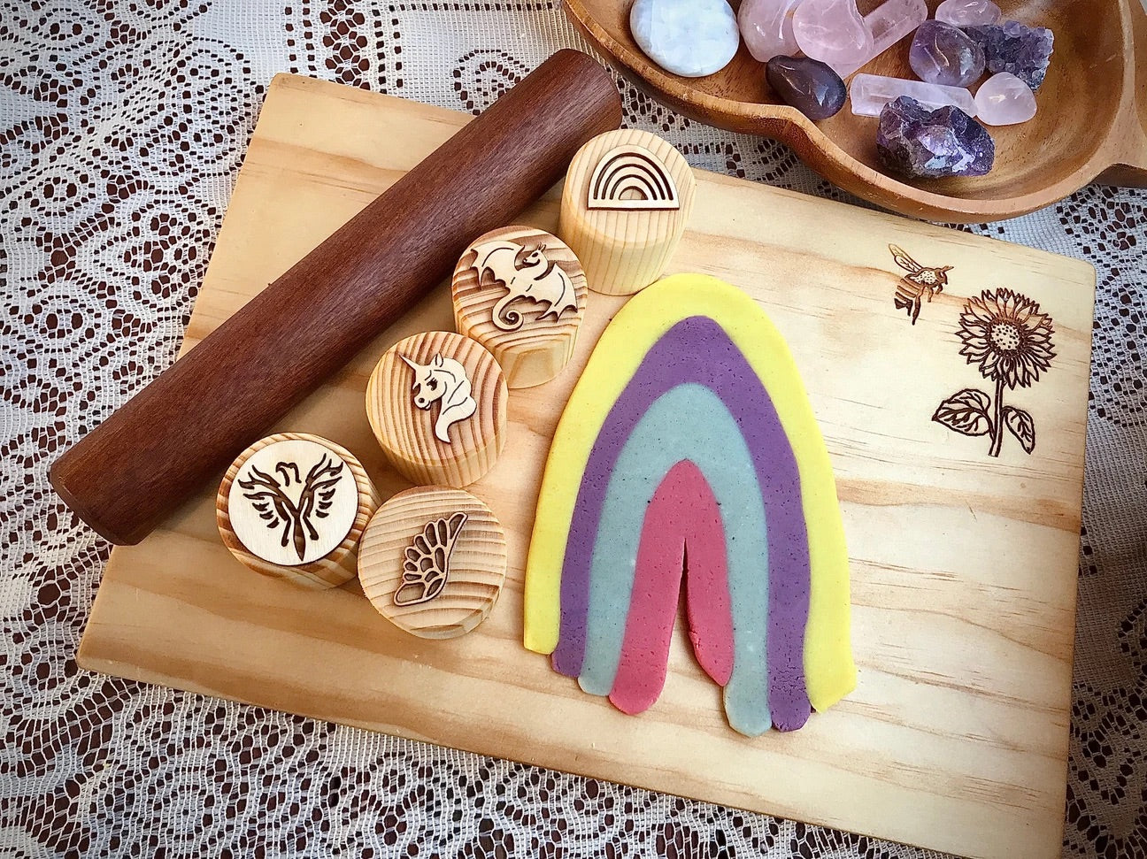 Fantasy Playdough Stamps